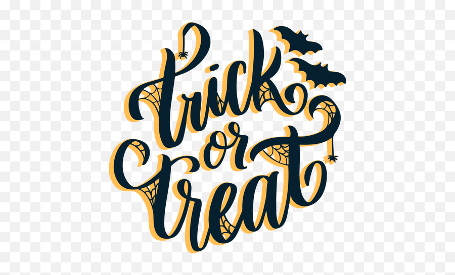 Transparent Png Svg Vector File - Calligraphy,Trick Or Treat Png
