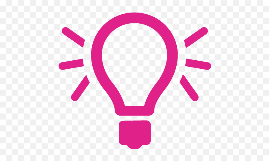 Barbie Pink Light Bulb 6 Icon - Purple Light Bulb Icon Png,Pink Light Png
