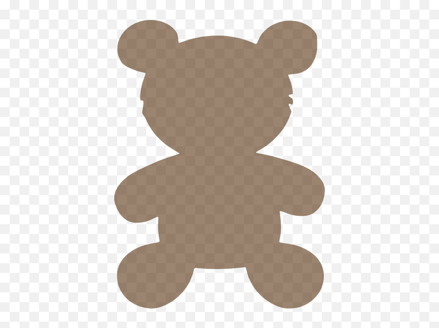 Teddy Bear Silhouette Png Image - Teddy Bear Outline Black,Bear Silhouette Png