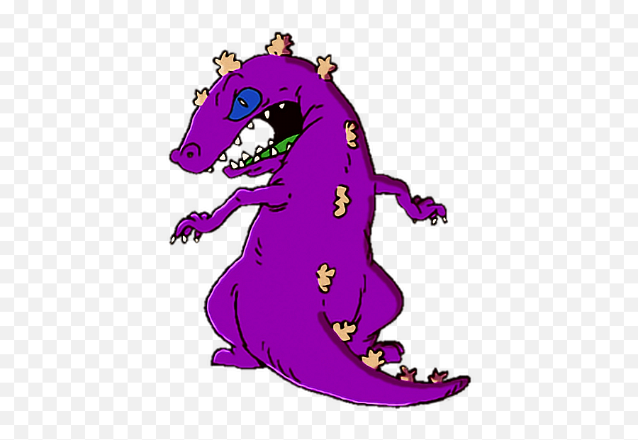 Purple Reptar - Sticker By Droopy Sensei Purple Reptar Png,Reptar Png ...