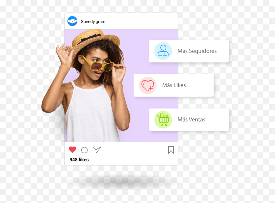Speedygram - Increase Your Followers On Instagram Sunglasses Png,Instagram Likes Png