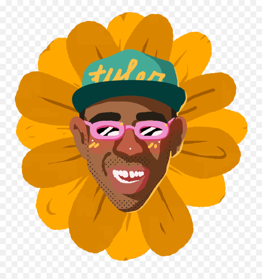 Graphic Free Download Afro Transparent Animated Gif - Tyler Illustration Png,Sunflower Emoji Transparent