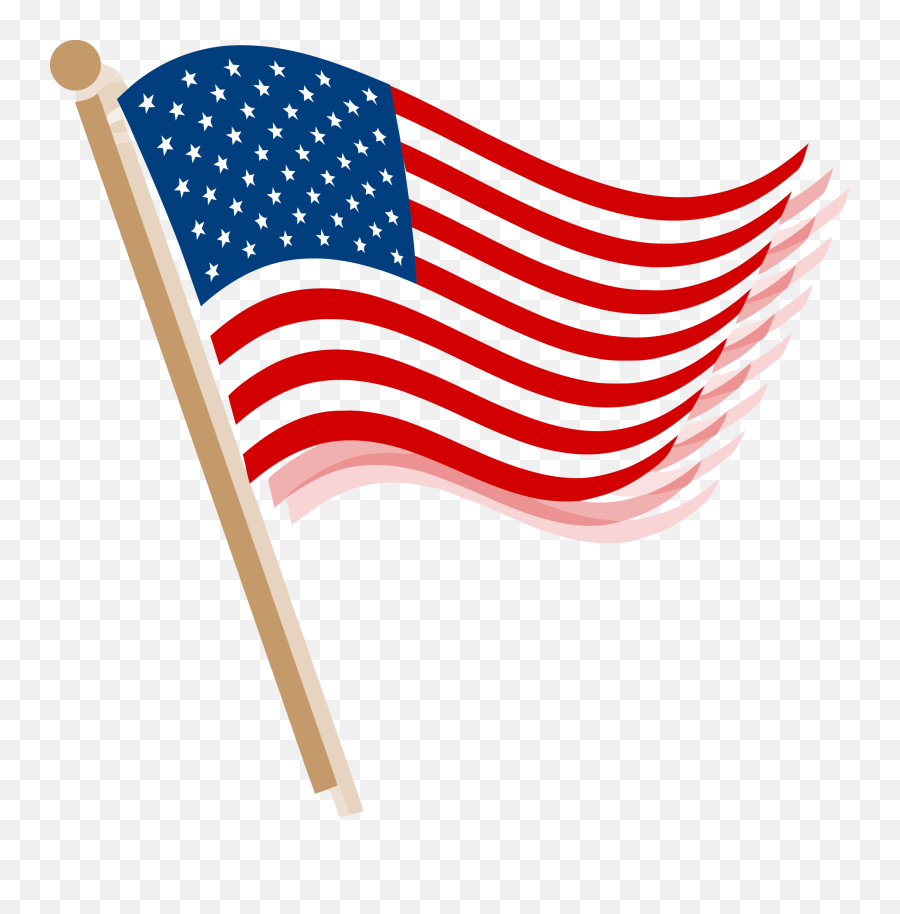 Us Flag American Banner Clipart - American Flag Clip Art Png,American Flag Png Free
