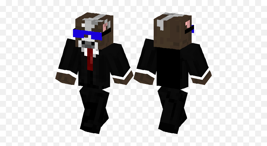 Mr Cow Skin Minecraft Hub - Spy Tf2 Skin Minecraft Png,Minecraft Cow Png