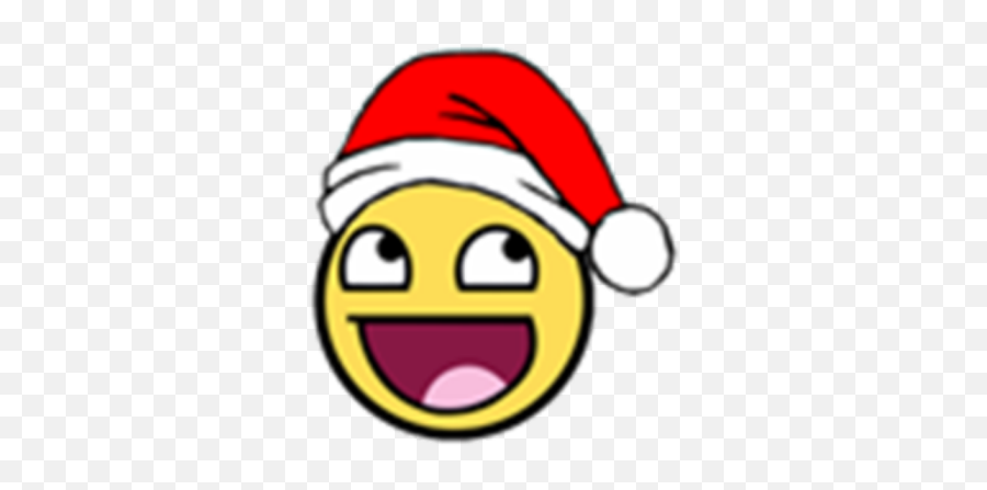 Epic Face With Santa Hat Logo - Roblox Animated Dancing Happy Gif Png,Santa Face Png