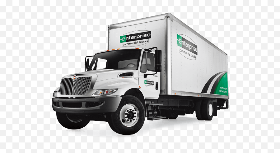 Moving Trucks Vans Commercial - Enterprise Truck Rental Png,Box Truck Png