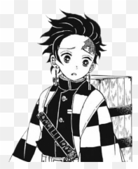 Tanjiro Kimetsunoyaiba Anime Manga Sticker By Uwu - Tanjiro Manga Png,Manga  Transparent - free transparent png images 