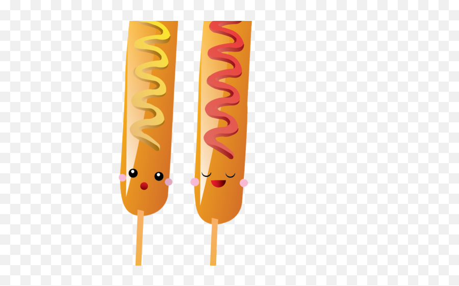 Hot Dog Clipart Cute - Hotdog On Stick Clipart Transparent Clip Art For Hot Dog Png,Hot Dog Clipart Png