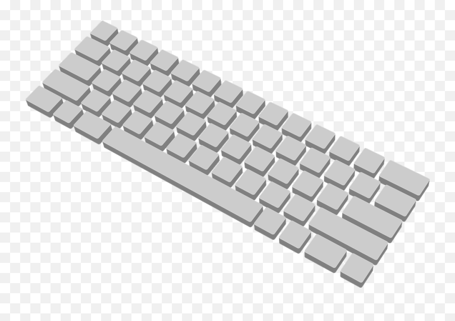 Keyboard Vector Png - Computer Digital Keyboard Computer Clip Art Keyboard Transparent,Keyboard Png