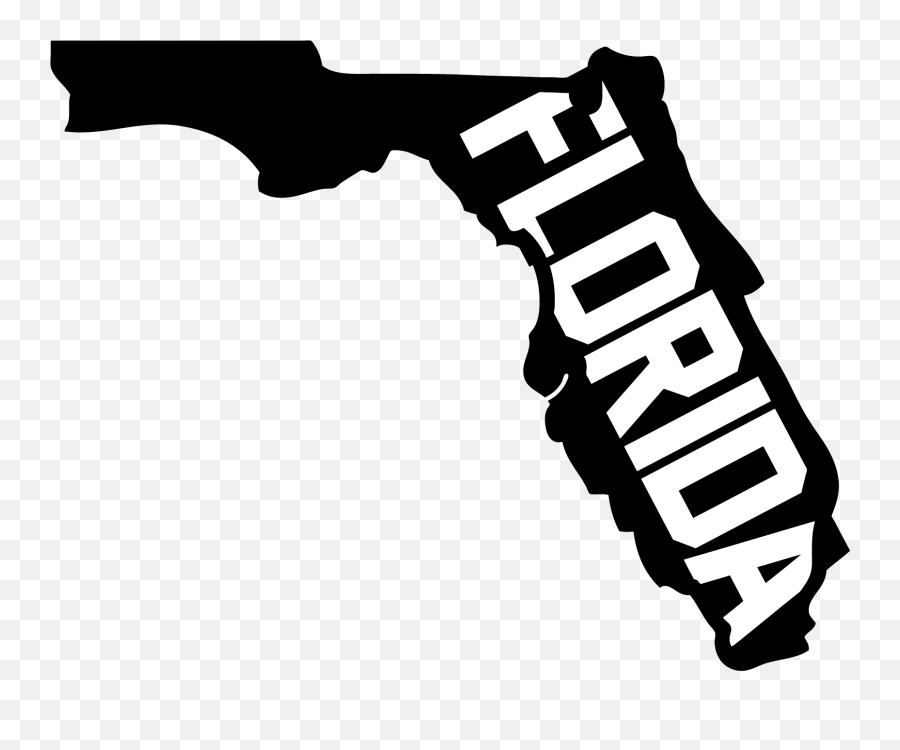 Clipart Png State Of Florida - Shape State Of Florida,Florida Png