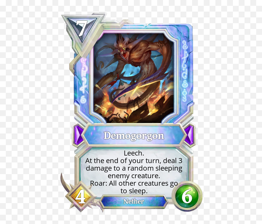 Demogorgon Id 52270536 - Gods Unchained Opensea Gods Unchained Cards Png,Demogorgon Png