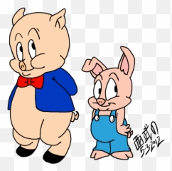 Sketch Of Porky Pig And Draffy - Desicommentscom Porky Pig Deviantart Png,Porky Pig Png