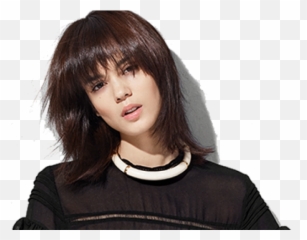 Download Haircut Clipart Mens Parlour Style - Girl PNG Shoulder Length