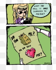 Download Hd Do You Like Me Or Heart Container - Fictional Character Png,Zelda Heart Png