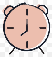 Opening Hours - Blue Clock Icon Png Clipart Full Size Cute