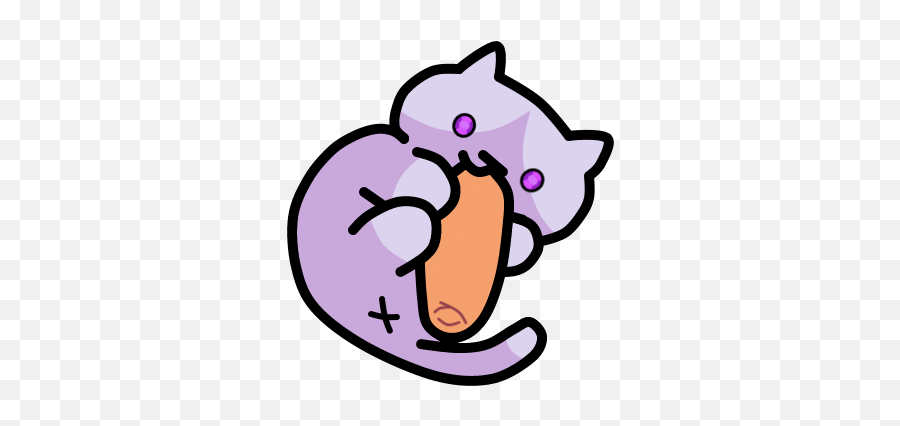 Neko Atsume Amethyst Someone - Illustrations Art Street Happy Png,Transparent Neko Atsume