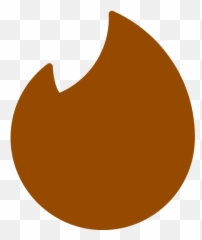 Brown Tinder Icon - Free brown social icons Horizontal png