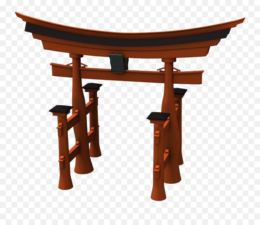 Torii Gate Free Png Image All - Itsukushima Floating Torii Gate,Gate Png