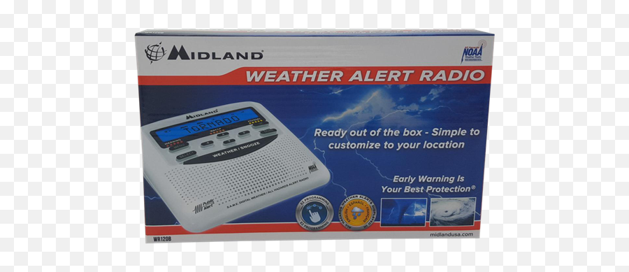 Midland Noaa Weather Alert Radio - Midland Noaa Weather Radio Png,Noaa Weather Radio Logo