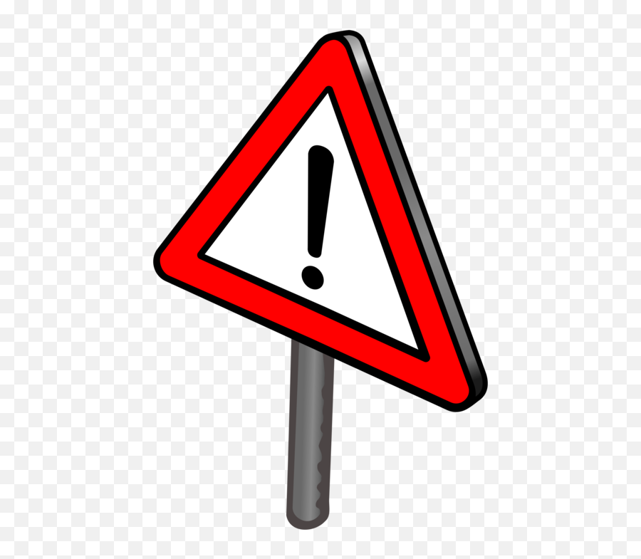 Traffic Sign Warning Road Signs - Triangle Road Sign Clipart Png,Warning Sign Transparent