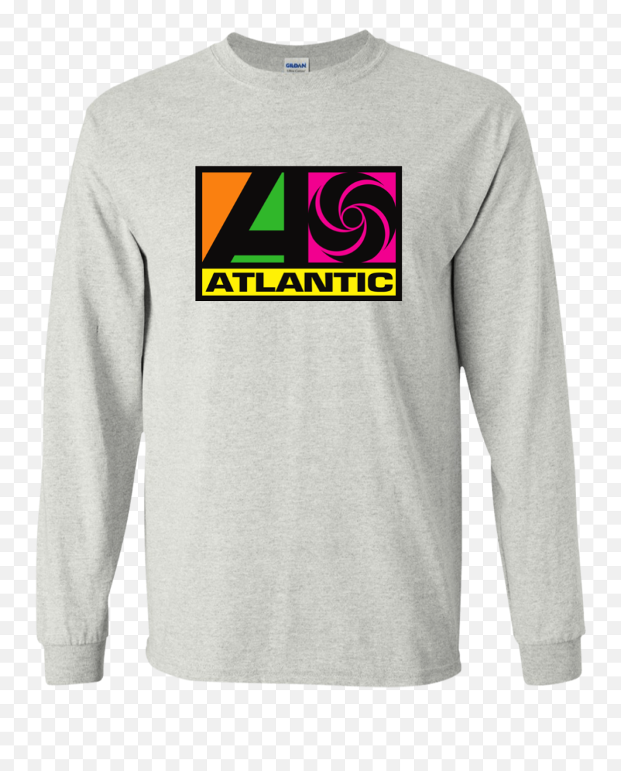 Atlantic Records Music Label Record Company Long Sleeve T - Atlantic Records Png,Atlantic Records Logo