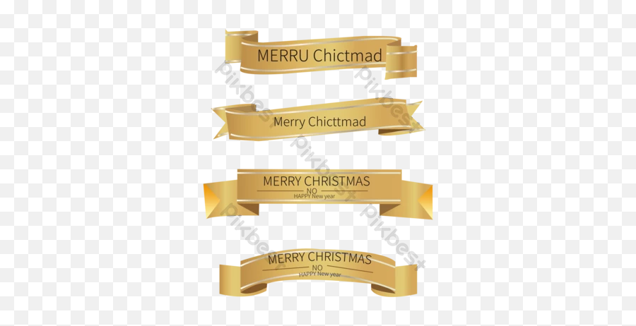 Elegant Christmas Card With Balls Eps 8 Png Images - Horizontal,Merry Christmas Gold Png