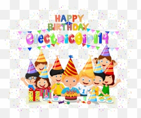 Happy Birthday Electricgirl14 By Creaciones Jean - Celebration Clipart Png