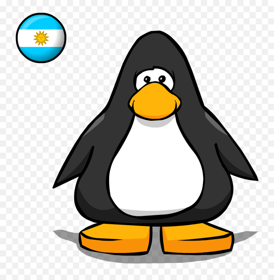 Download Argentina Flag Pc - Club Penguin Mini Sombrero Penguin With A Horn Png,Argentina Flag Png