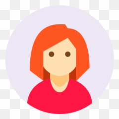 Circled User Female Skin Type 1 And 2 Icon - Icone Femme png