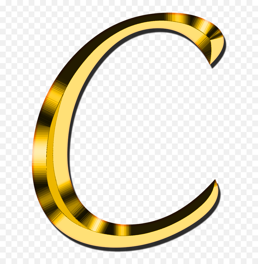 C Letter Png Transparent Image - Gold Letter C Png,Letter Png