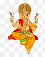 Png Transparent Clip Art Image - Png Ganesh Ji Background,Ganesh Png