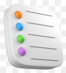 Apps Tools Apple Logo Reminders Notebook Notes - Dot png