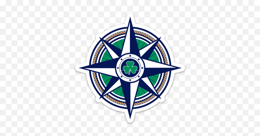 The Compass Rose Sticker U2014 Scalawags Heritage Apparel Png Icon Transparent