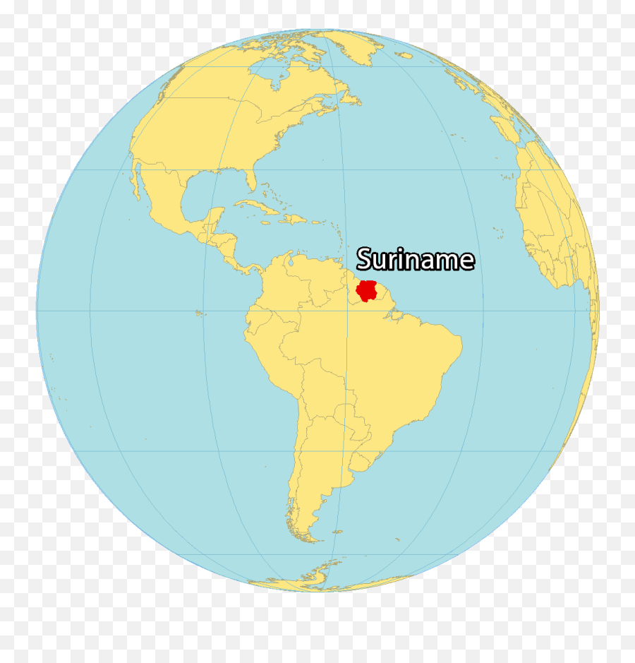 Suriname Map - Gis Geography Map South America Suriname Png,South America Map Icon