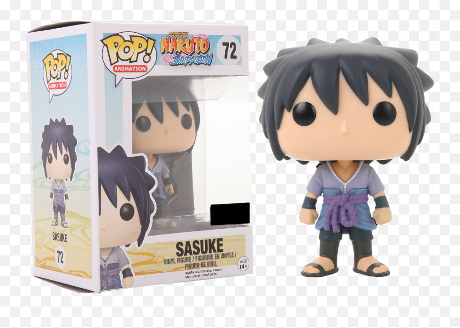 Funko Pop Naruto Shippuden - Sasuke 72 Sasuke Funko Pop Png,Sasuke Transparent