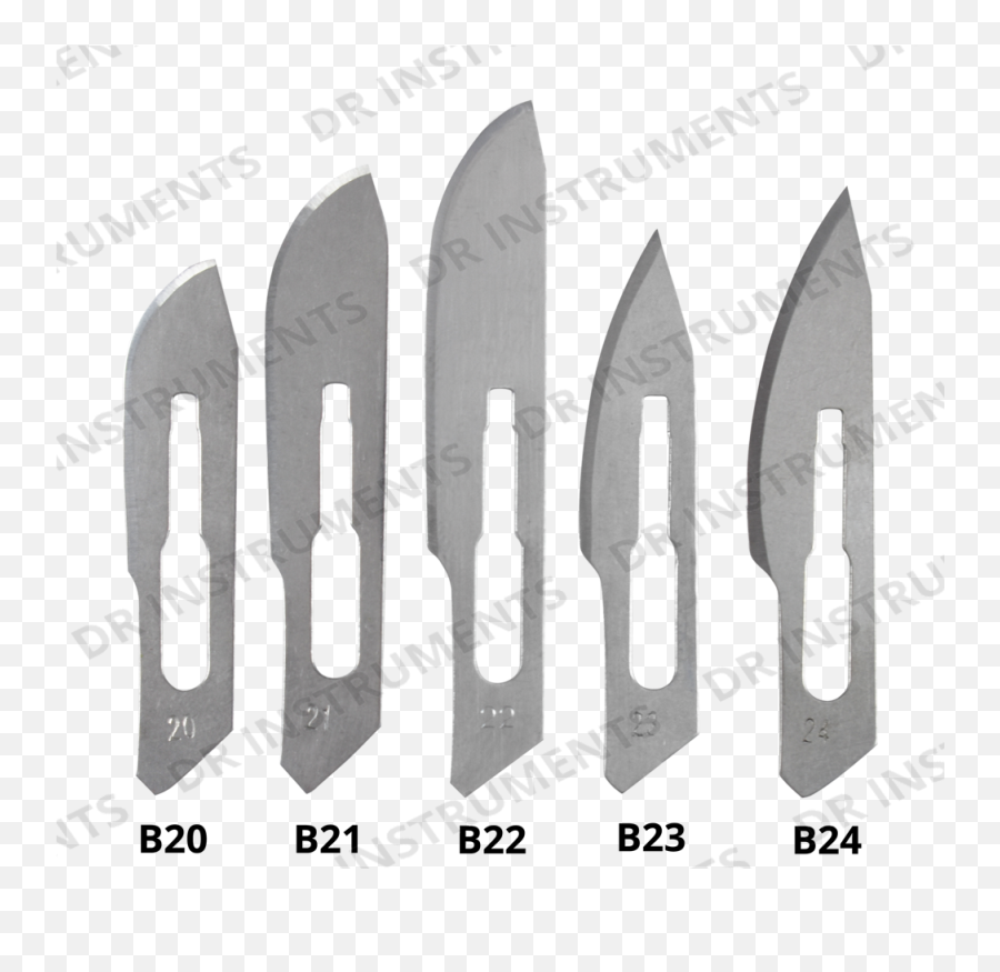 Blades For Scalpel Handle No 4 - Bowie Knife Png,Scalpel Png