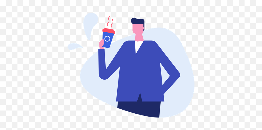 Hot Coffee Icon - Download In Colored Outline Style Worker Png,Hot Icon