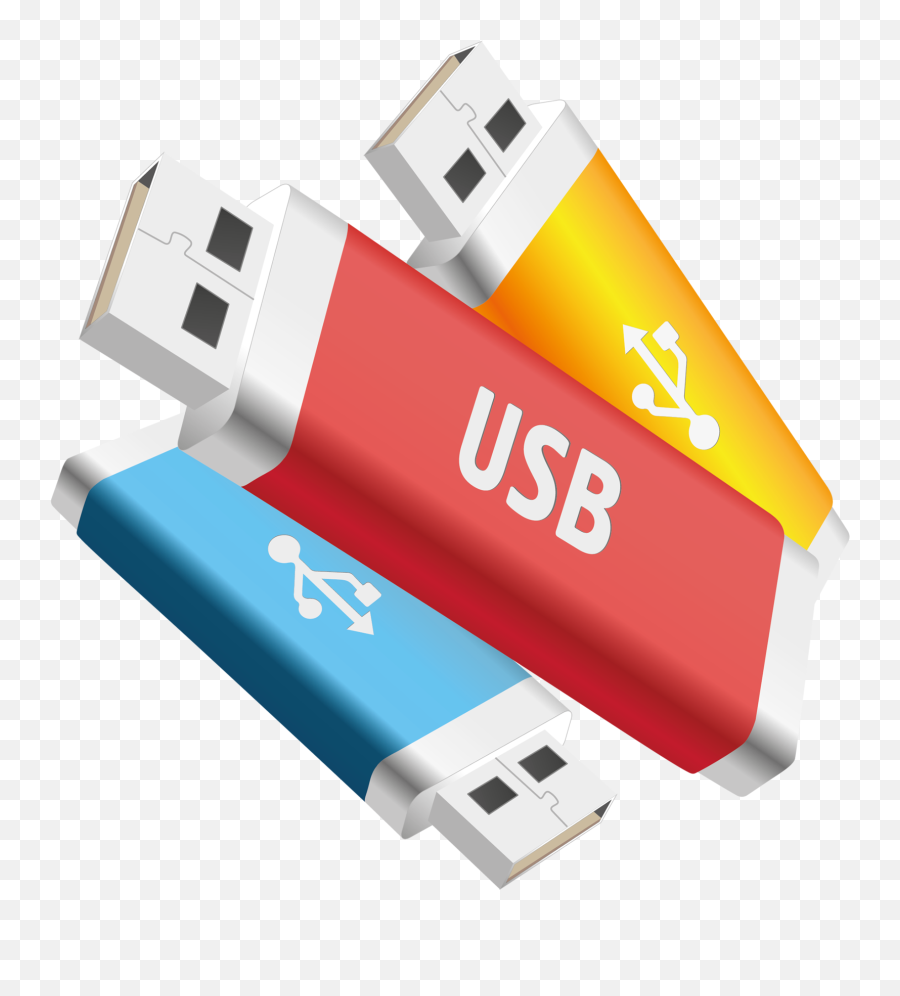 Usb Multiple Duplicator Png Flash Drive Icon