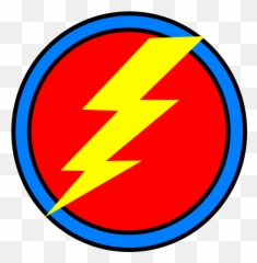 Blue Lightning Circle Png Image