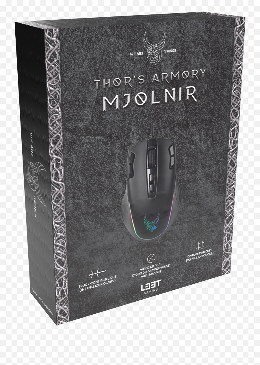 Mjolnir - Gaming Mouse 11 Buttons 12000 Dpi L33tgamingcom Input Device Png,Mjolnir Png