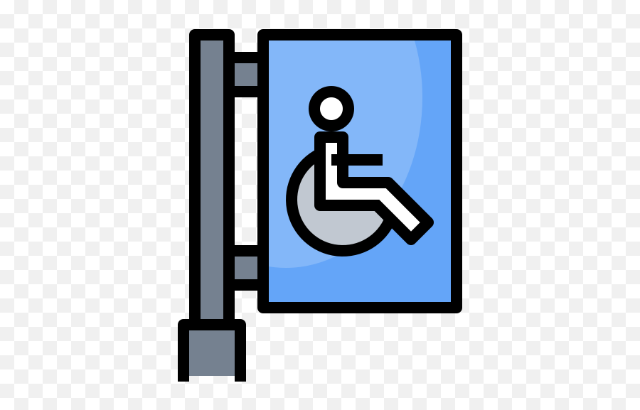 Accessibility Disability Disabled Handicapped Sign - Discapacitados Icon Png,Handicapped Icon