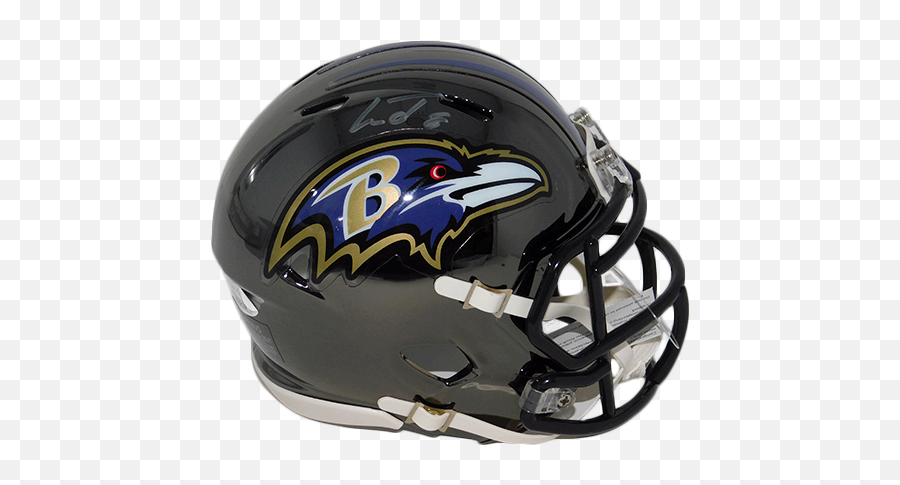 Lamar Jackson Baltimore Ravens Autographed Black Speed Mini Helmet Jsa - Certified Baltimore Ravens Png,Baltimore Ravens Png