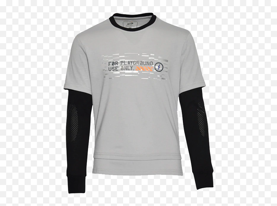 Nerf Dual Long Sleeve Shirt Moon Rock Png Logo