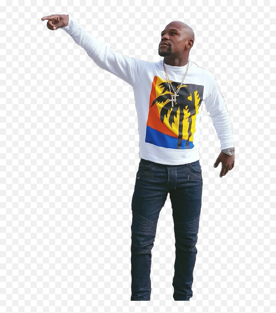 Person Pointing Png - Transparent Floyd Mayweather Png,Floyd Mayweather Png