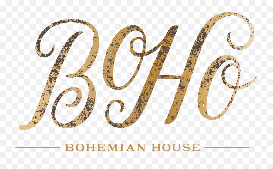 Boho Bohemian House Collapsed Logo - Calligraphy Png,Boho Logo