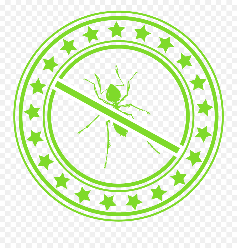 Green Circle With Star Border And A Ant Clipart - Since 1974 Png,Circle Of Stars Png