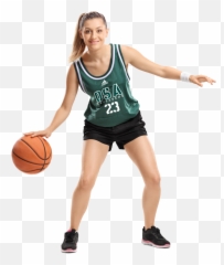 Flyers Girls Png - Teen Basketball Player Png Full Size Basketball Player In Motion,Teen Png