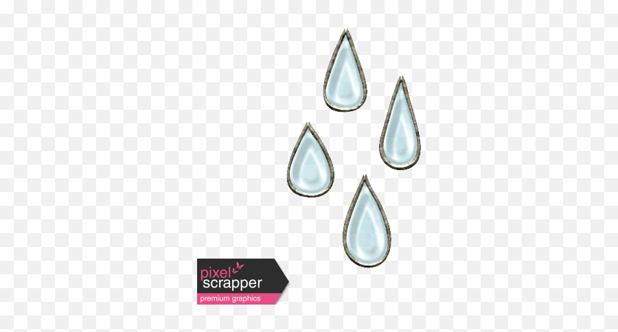 Raindrops U0026 Rainbows - Raindrop Doodle 6 Graphic By Janet Raindrops Easy To Draw Png,Raindrop Png