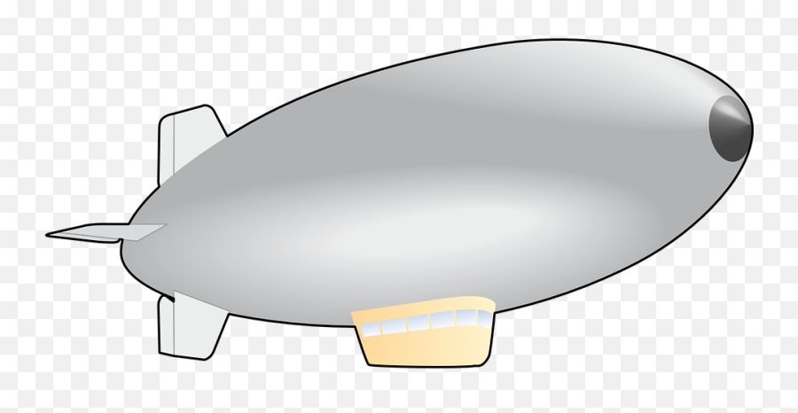 Vector Zeppelin Airship - Blimp Transparent Background Png,Airship Png