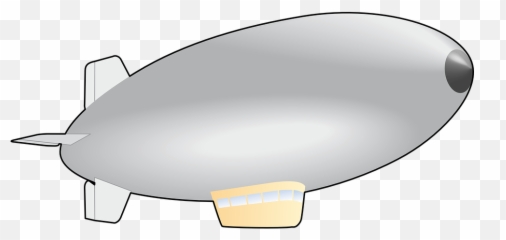 Vector Zeppelin Airship - Blimp Transparent Background Png,Airship Png